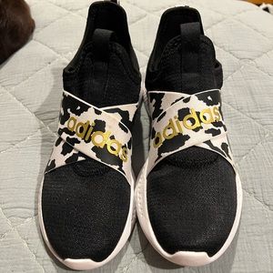 Cow print adidas sneakers